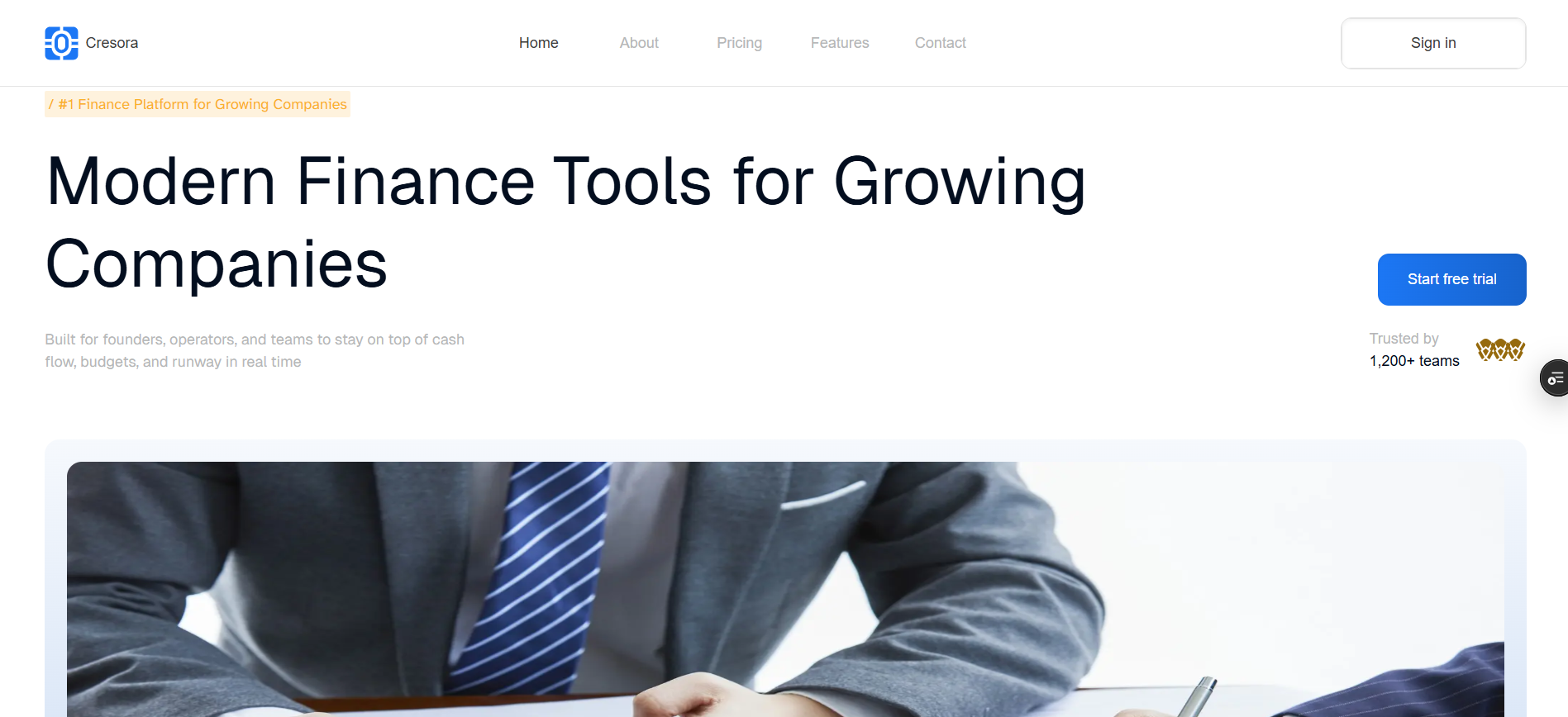 Cresora - Finance Platform